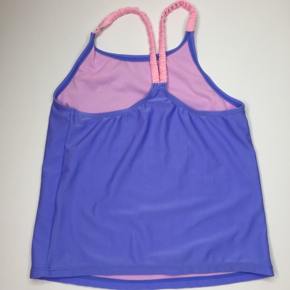 Cat & Jack NWOT girl’s L(10/12) tankini and rash. - Picture 5 of 7